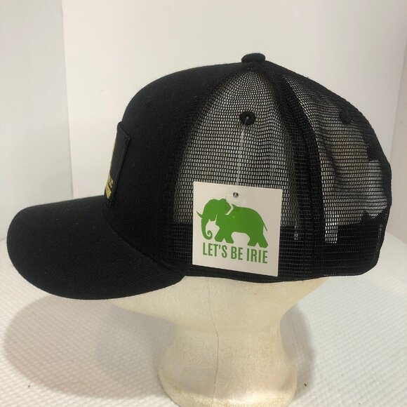 Nwt California Republic Black Baseball Hat Gold Patch Snapback Unisex - Picture 2 of 7